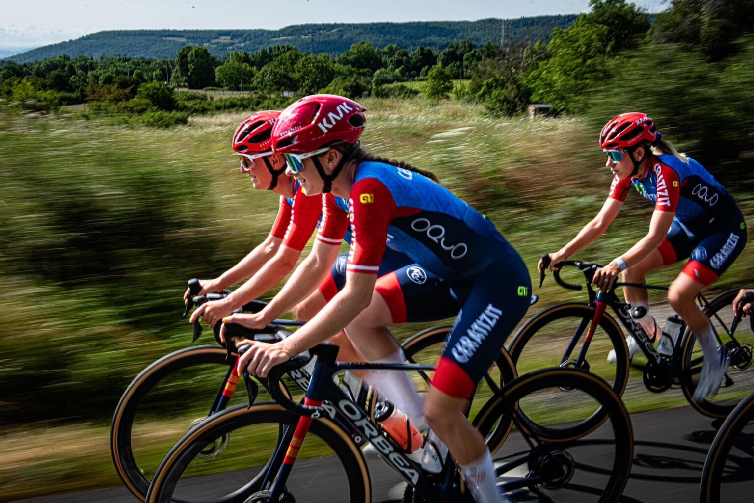 L'équipe Ceratizit WNT Pro Cycling étrenne le nouveau Orbéa Orca sur le Tour de France Femmes